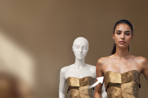 AI Fashion Model For Mannequin